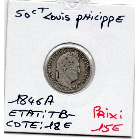 50 centimes Louis Philippe 1846 A Paris TB-