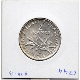 2 Francs Semeuse Argent 1914 C Castelsarrasin Sup+