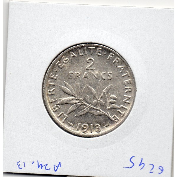 2 Francs Semeuse Argent 1913 Sup+