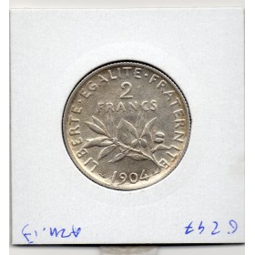 2 Francs Semeuse Argent 1904 Sup-