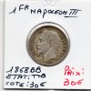 1 franc Napoléon III tête laurée 1868 BB Strasbourg TTB