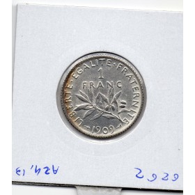 1 franc Semeuse Argent 1909 Sup+