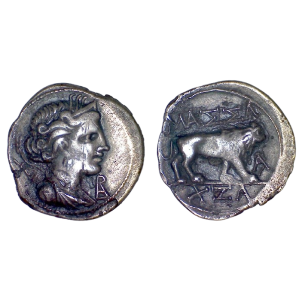 Massalia, Marseille drachme légère (-220 à -200) XZA