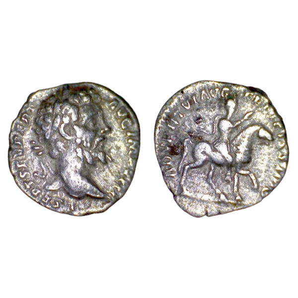 Denier de Séptime Sévère (196) RIC.74 ADVENTVS AVG FELICISSIMO Rome