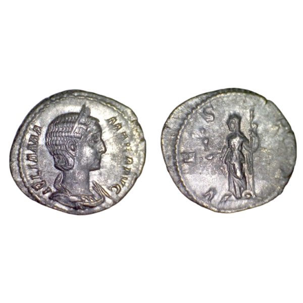 Denier de Julia Mamaea (226), Ric.360 VESTA atelier Rome
