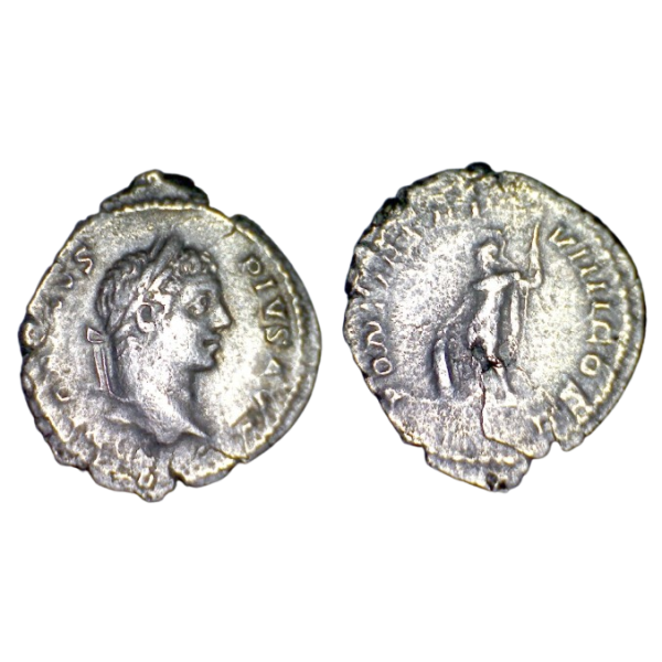 Denier de Caracalla (206) RIC.83 Mars atelier Rome