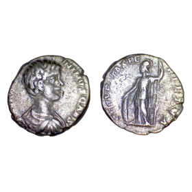 Denier de Caracalla (197) RIC.2 SECVRITAS PERPETVA Rome