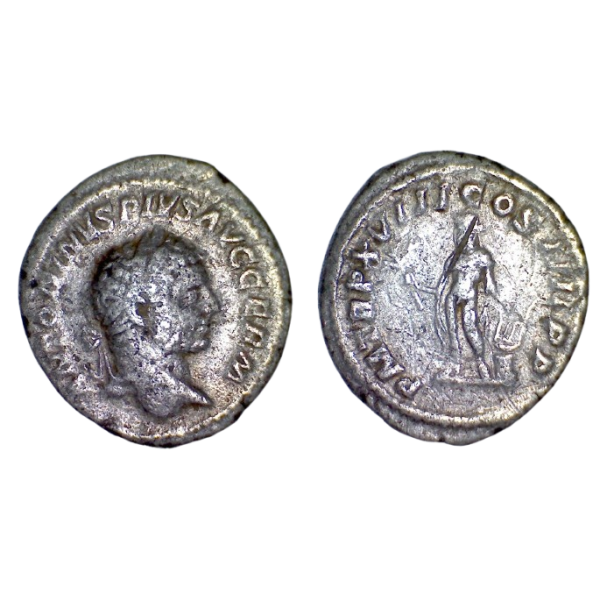 Denier de Caracalla (215) RIC.254 Apollon Rome