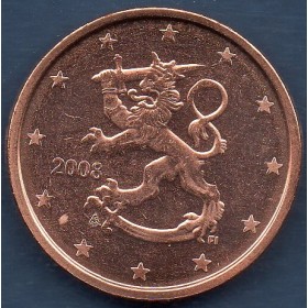 Pièce de 2 centimes d'Euro Finlande - 2ème type et 2ème carte (2007 à nos jours)