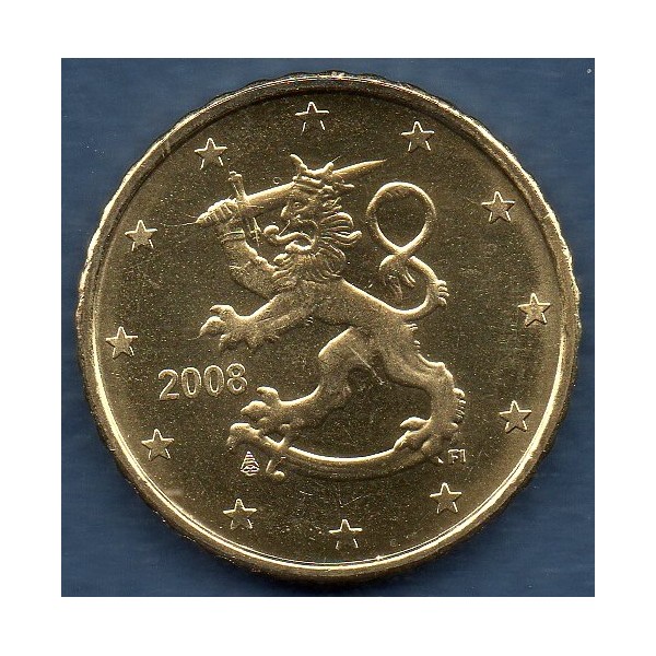 Pièce de 10 centimes d'Euro Finlande - 2ème type et 2ème carte (2007 à nos jours)