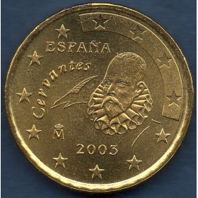Pièce de 10 centimes d'Euro Espagne - 1er Type, 1ère Carte (1999-2006)
