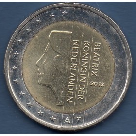Pièce de 2 Euros Pays-Bas - 2ème carte (2007-2013)