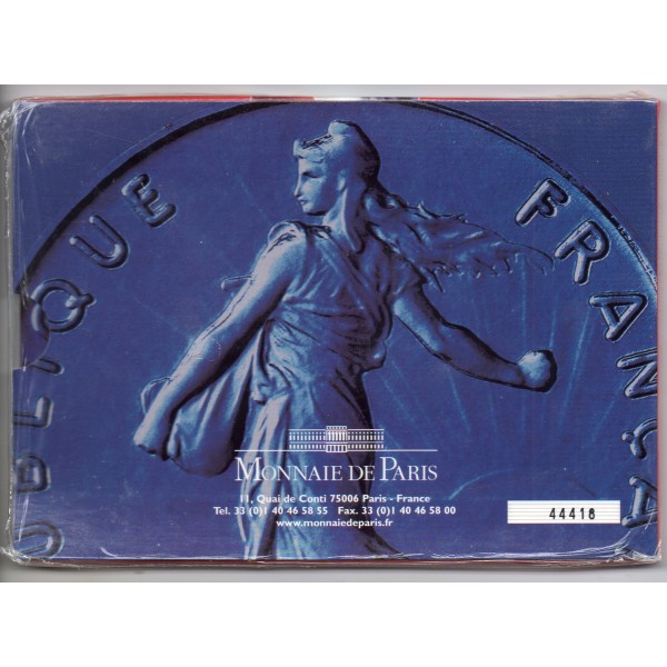 Coffret BU France 2000 pièces de monnaies en Franc
