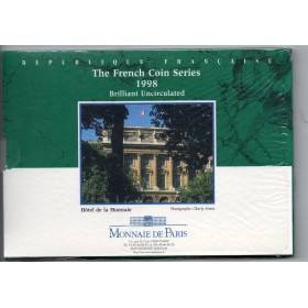 Coffret BU France 1998 série pièces en Franc