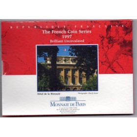 Coffret BU France 1997 série pièces en Franc