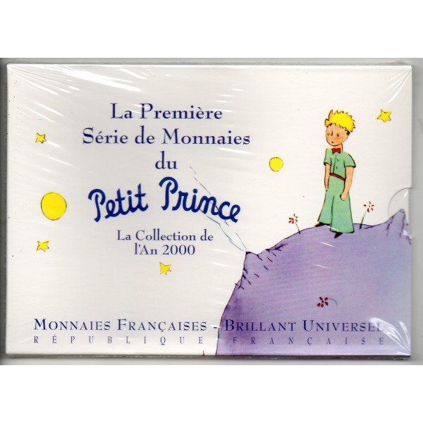 Coffret BU petit Prince série France 2000 en Franc