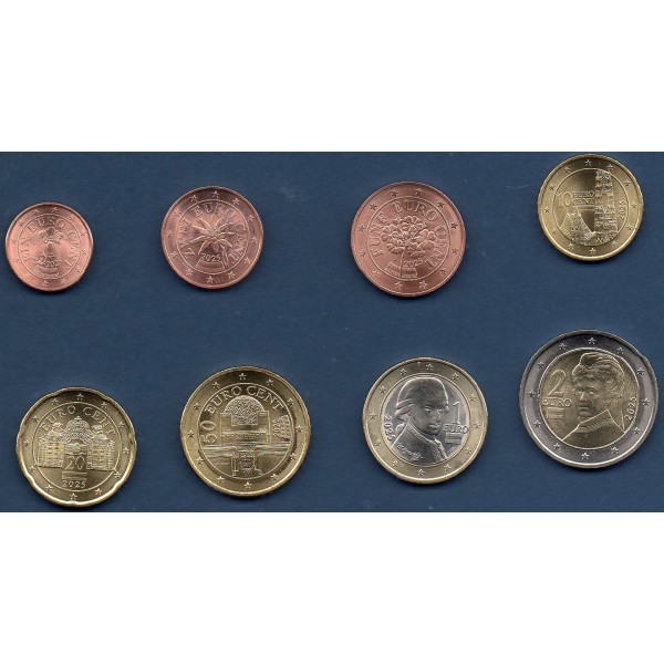 Série d'Euro d'Autriche - 2ème Carte (2008 à nos jours)