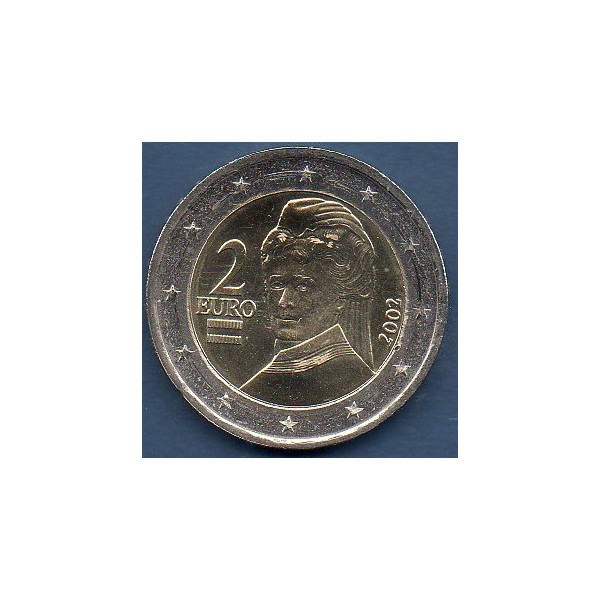 Pièce de 2 Euro Autriche - 1ère Carte (2002-2007)