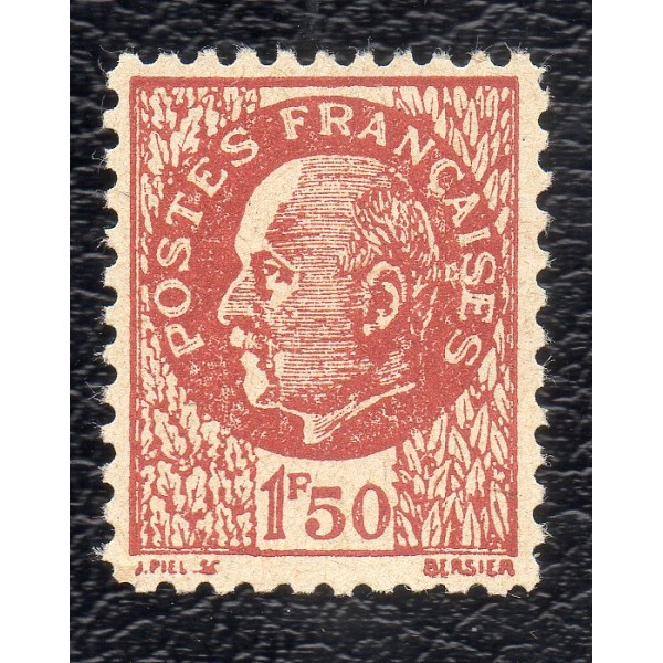 Timbre Pétain 2a faux de la libération 1.50fr