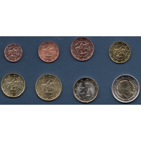Série d'Euro de Bulgarie pieces de monnaie