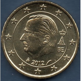 Pièce de 50 centimes d'Euro Belgique - Albert II, 2ème type (2009-2013)