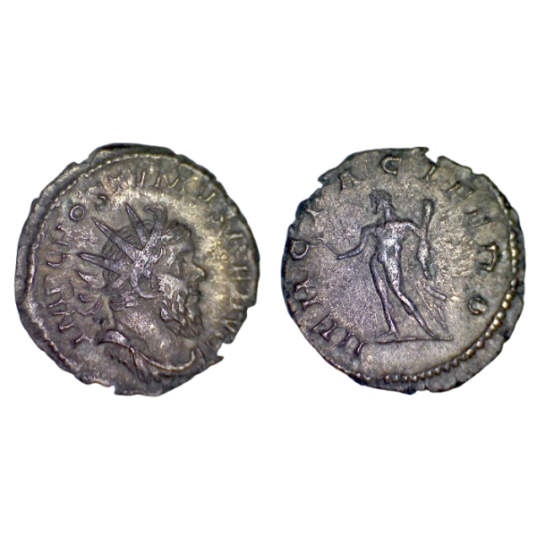 Antoninien de Postume (260-265), RIC.67 HERC PACIFERO Cologne