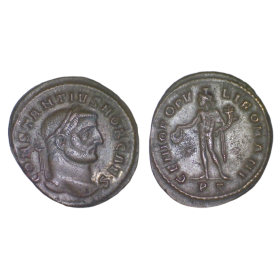 Ae1 Constance Chlore (294-306), RIC.32 GENIO POPVVLI ROMANI Ticinum