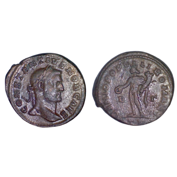 Ae1 Constance Chlore (296-297), RIC.214 GENIO POPVVLI ROMANI Trèves