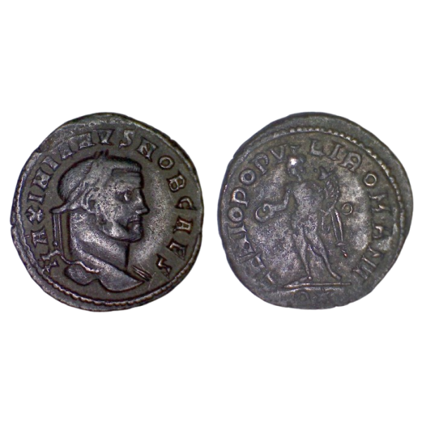 AE1 Galère (303-305), RIC.95b GENIO POPVLI ROMANI Rome