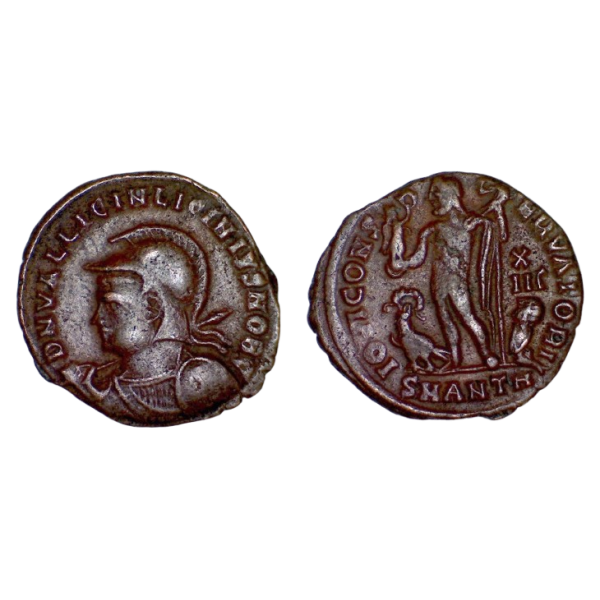 AE3 Licinius II (321-322), RIC.36 IOVI CONSERVATORI Antioche