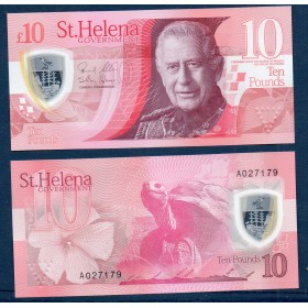 Sainte Helene P.15, Neuf banque de 10 pounds 2026 Charles III