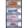 Lot de 4 Billets de corée spécimen NEUF 2008-2013 200 à 5000 won