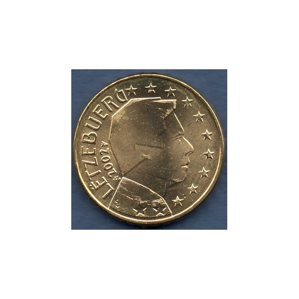 Pièce de 10 centimes d'Euro Luxembourg - Grand-Duc Henri 1ère carte (2002-2006)