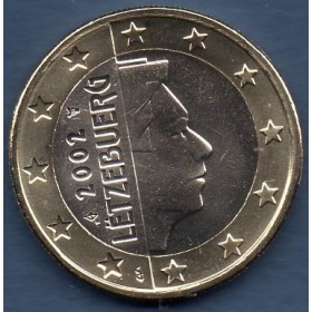 Pièce de 1 Euro Luxembourg - Grand-Duc Henri 1ère carte (2002-2006)