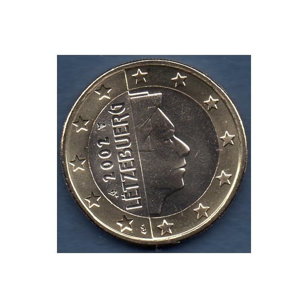 Pièce de 1 Euro Luxembourg - Grand-Duc Henri 1ère carte (2002-2006)