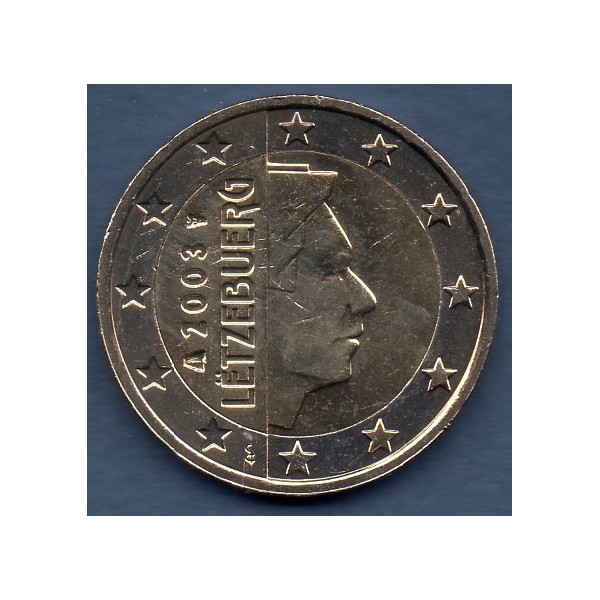 Pièce de 2 Euro Luxembourg - Grand-Duc Henri 1ère carte (2002-2006)