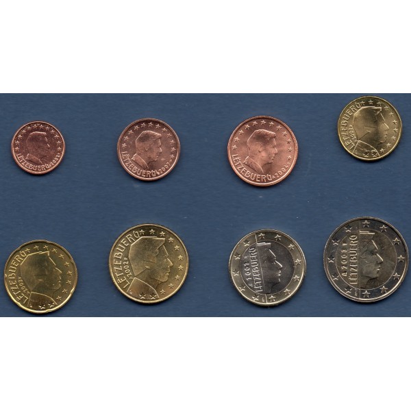 Série d'Euro du Luxembourg - Grand-Duc Henri, 1ère carte
