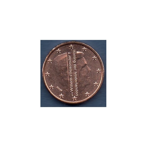 Pièce de 1 centime d'Euro Pays-Bas - Willem-Alexander (2014 à nos jours)