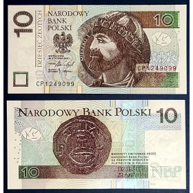 Pologne P.183c, Neuf, Billet de 10 Zlotych 2025 Mieszko Ier