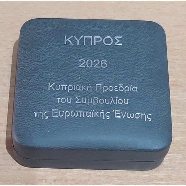 2 euro commémorative BE, Chypre 2026 Présidence Conseil Union Européenne
