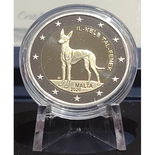 2 euro commémorative BE, Malte 2026 Kelb Tal-Fenek pièce de monnaie €