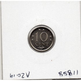 Antilles Neerlandaise 10 cents 1984 Spl, KM.10