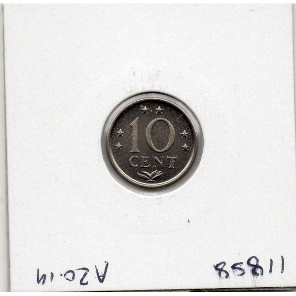 Antilles Neerlandaise 10 cents 1984 Spl, KM.10