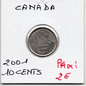 Canada 10 cents 2001 Spl, KM.412 année des bénévoles