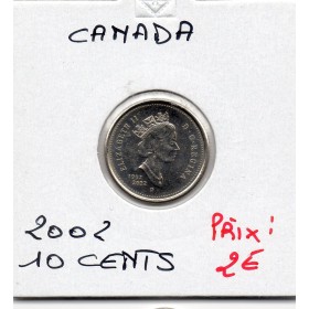 Canada 10 cents 2002 Spl, KM.447 Jubilée d'or