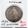 Autriche 25 Schilling 1956 Spl, KM.2881 Mozart