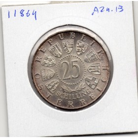 Autriche 25 Schilling 1956 Spl, KM.2881 Mozart