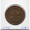 Monaco 1 Décime 1838 MC TTB-, Gad.105 Honore V