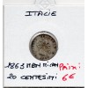 Italie 20 centesimi 1863 M BN TTB-, KM.13.1 Vittorio Emanuele