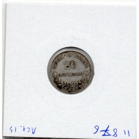 Italie 20 centesimi 1863 M BN TTB, KM.13.1 Victor Emmanuel II